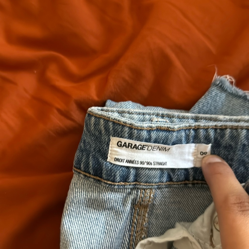 Garage Denim wide leg jeans